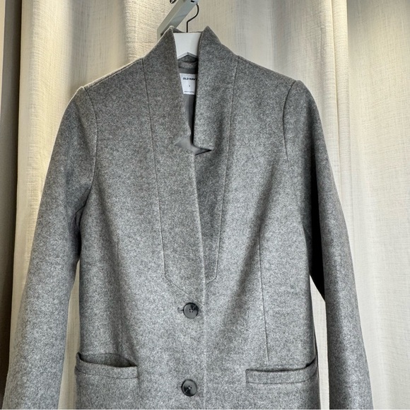 Old Navy | Coat | Wool Blend | Heather Gray | S - Picture 3 of 4